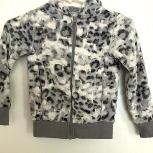 Sz 4/5 kids SOFT leopard print sweater